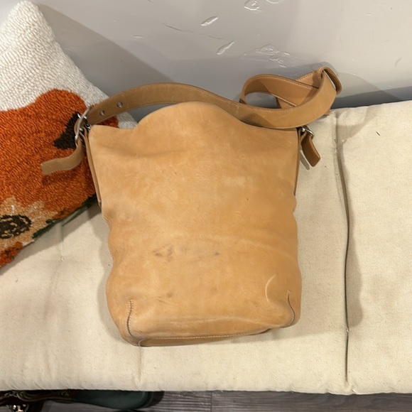 Coach Vintage/Rare Classic Medium Slim Duffle/Bucket Bag - Taupe 9186 - Picture 5 of 8